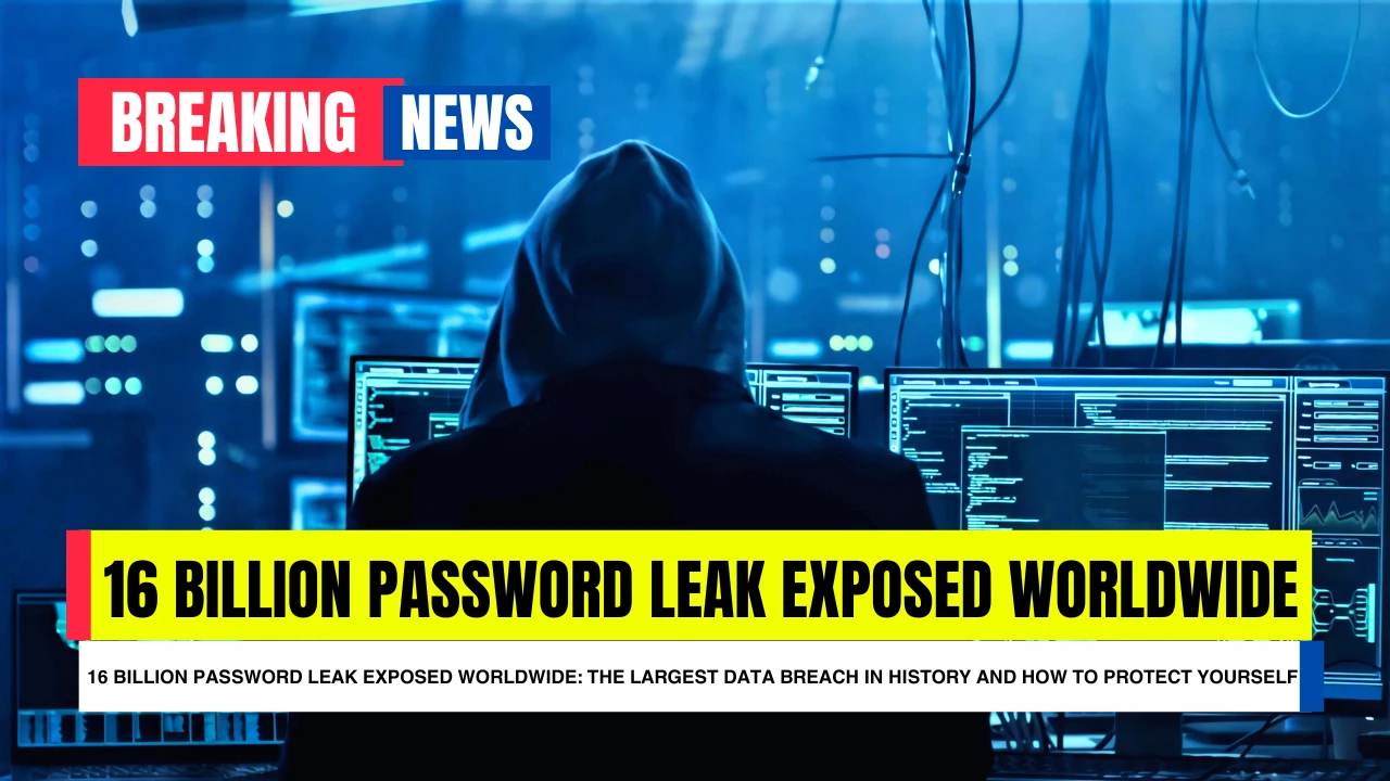 16 Billion Password Leak EXPOSED Worldwide: The Largest Data Breach in History and How to Protect Yourself 🔒