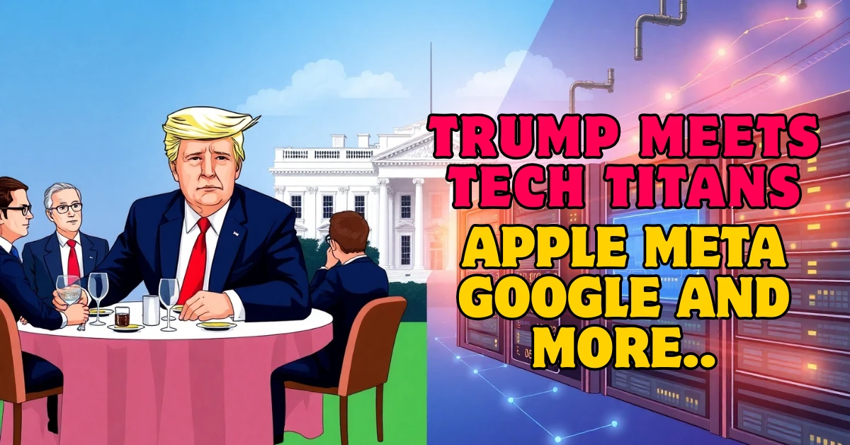 Apple Meta and Google at the White House