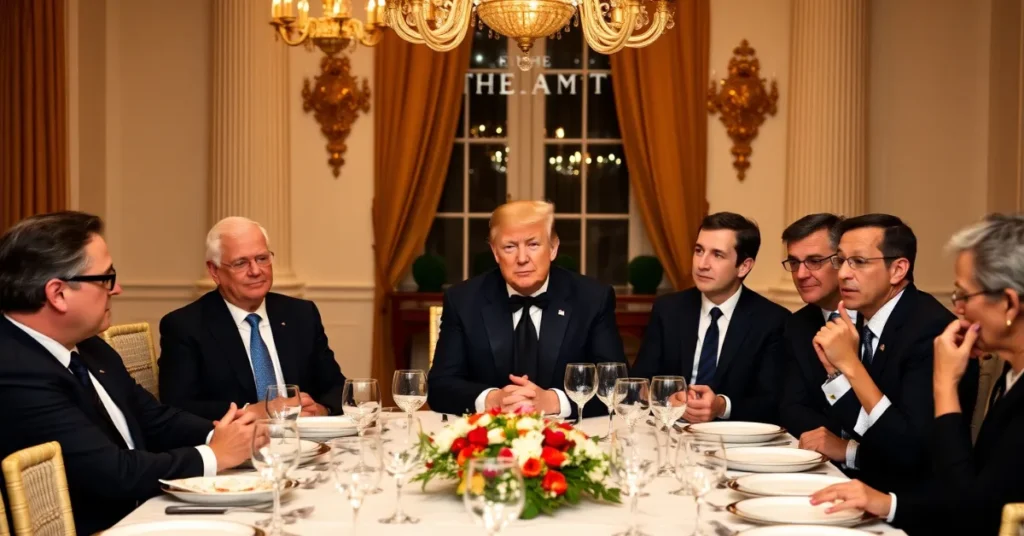 Why did tech CEOs dine with Trump at the White House?