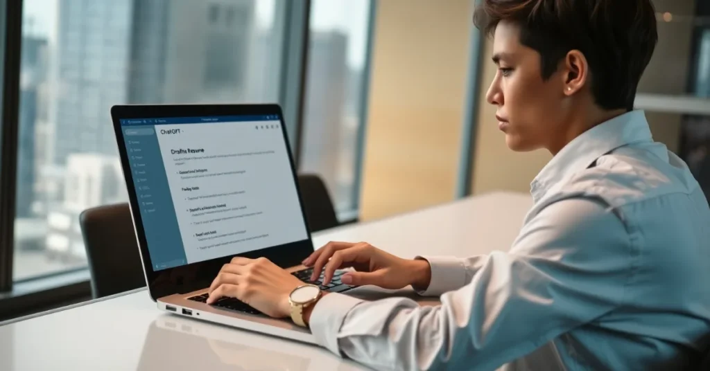 How can ChatGPT help me write a resume?