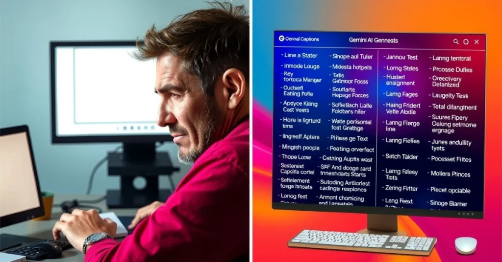Advanced Caption Techniques Using Gemini