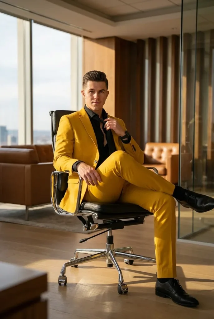 Modern Boss Office Portrait - Viral AI Image Prompt