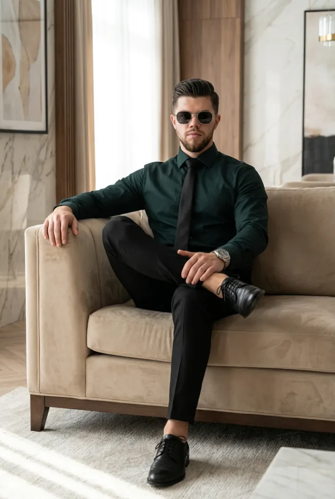 Elegant Luxury Sofa Portrait - Viral AI Image Prompt