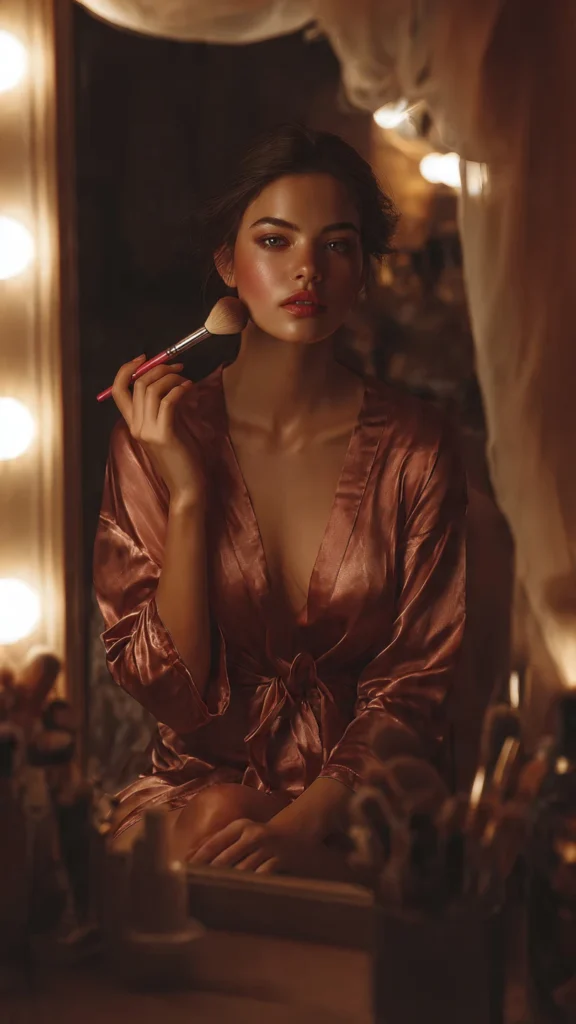 Vanity Beauty Glow Portrait - gemini ai photo prompt